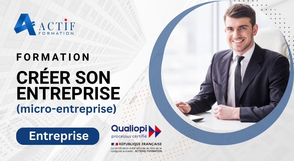 Formation pour Créer son Entreprise (micro-entreprise).